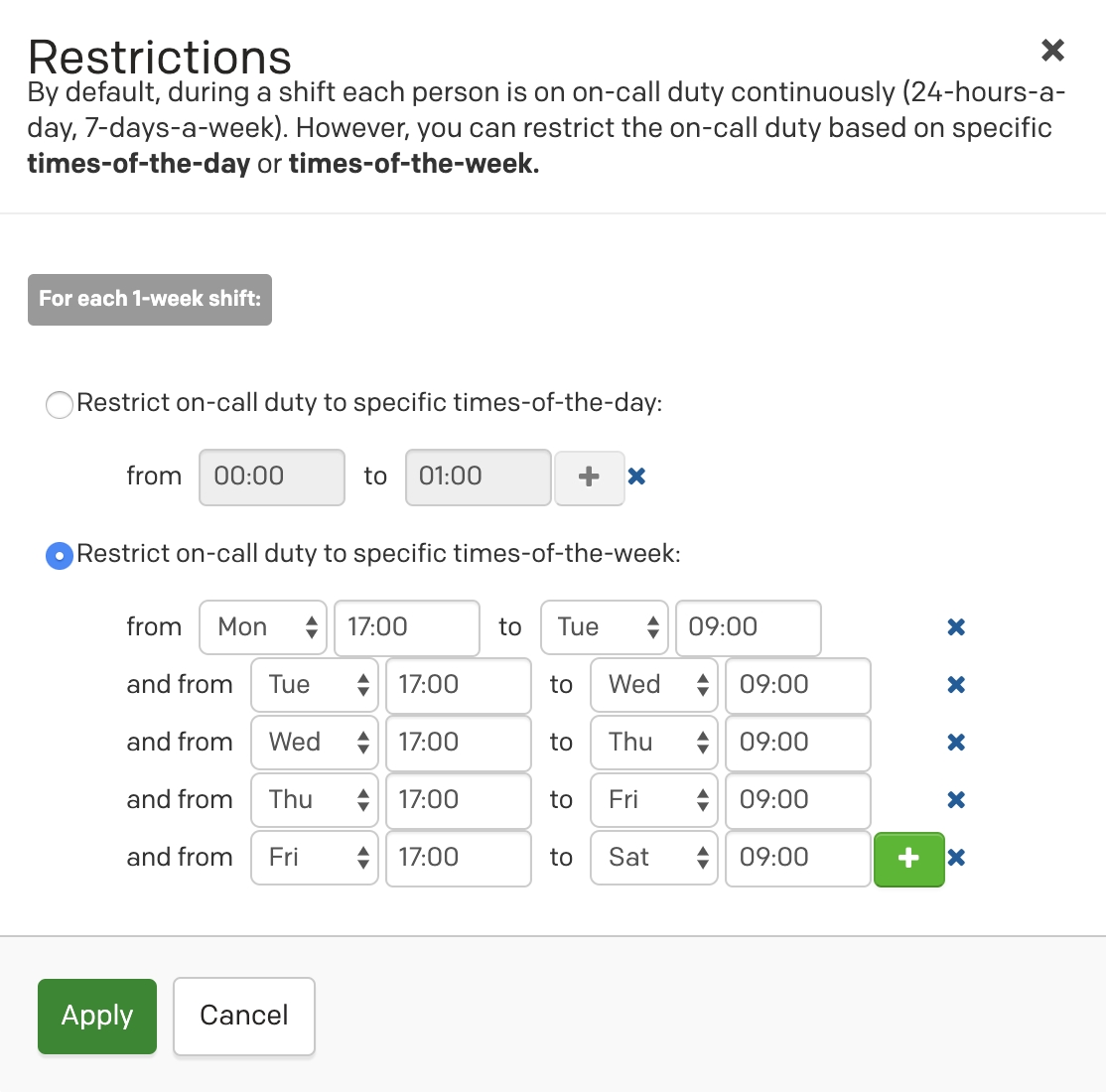 schedule basics