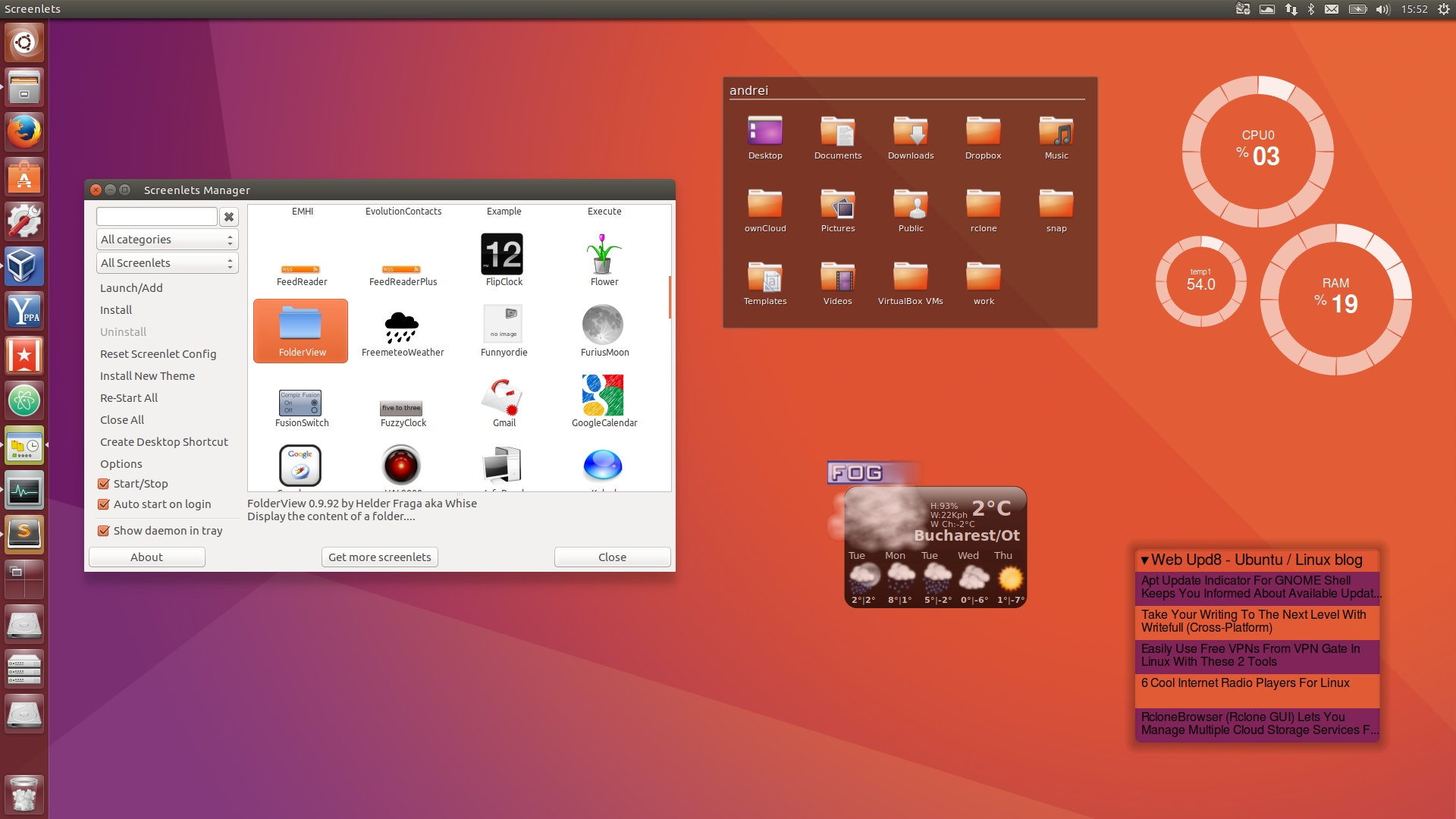 Screenlets (desktop Widgets) Fixed For Ubuntu 16 04