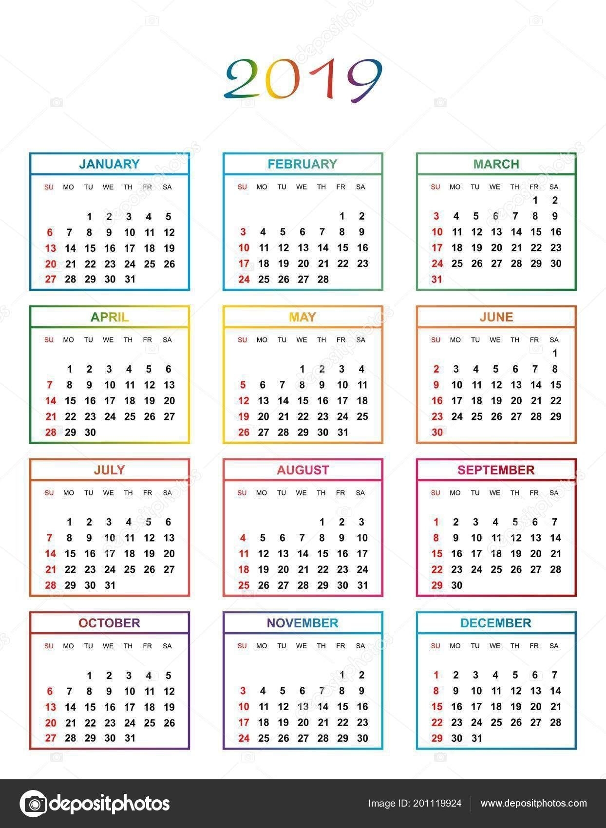 Calendar 2021 Days Numbered - Example Calendar Printable
