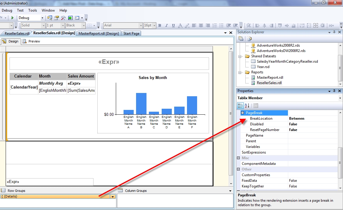 sql server 2008 r2 reporting services – i&#039;ve got your page