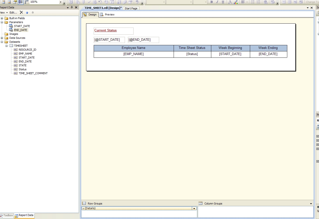 Ssrs Using Calendar To Select Date Parameters Stack Overflow