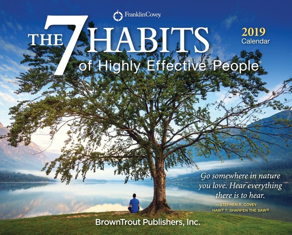 the 7 habits of highly effective people 2019 box calendar