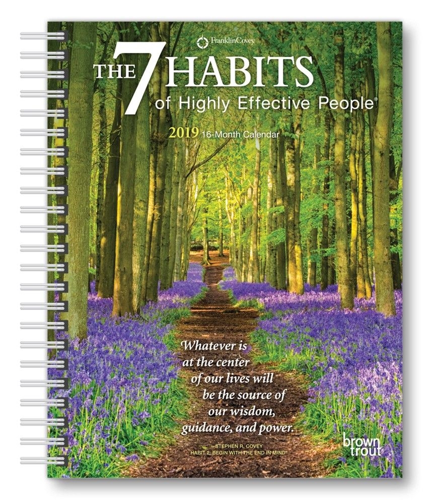 The 7 Habits Of Highly Effective People 2019 Engagement Calendar