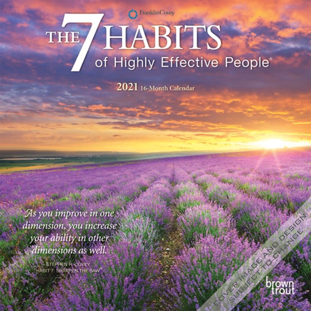 The 7 Habits Of Highly Effective People 2021 Mini Wall Calendar