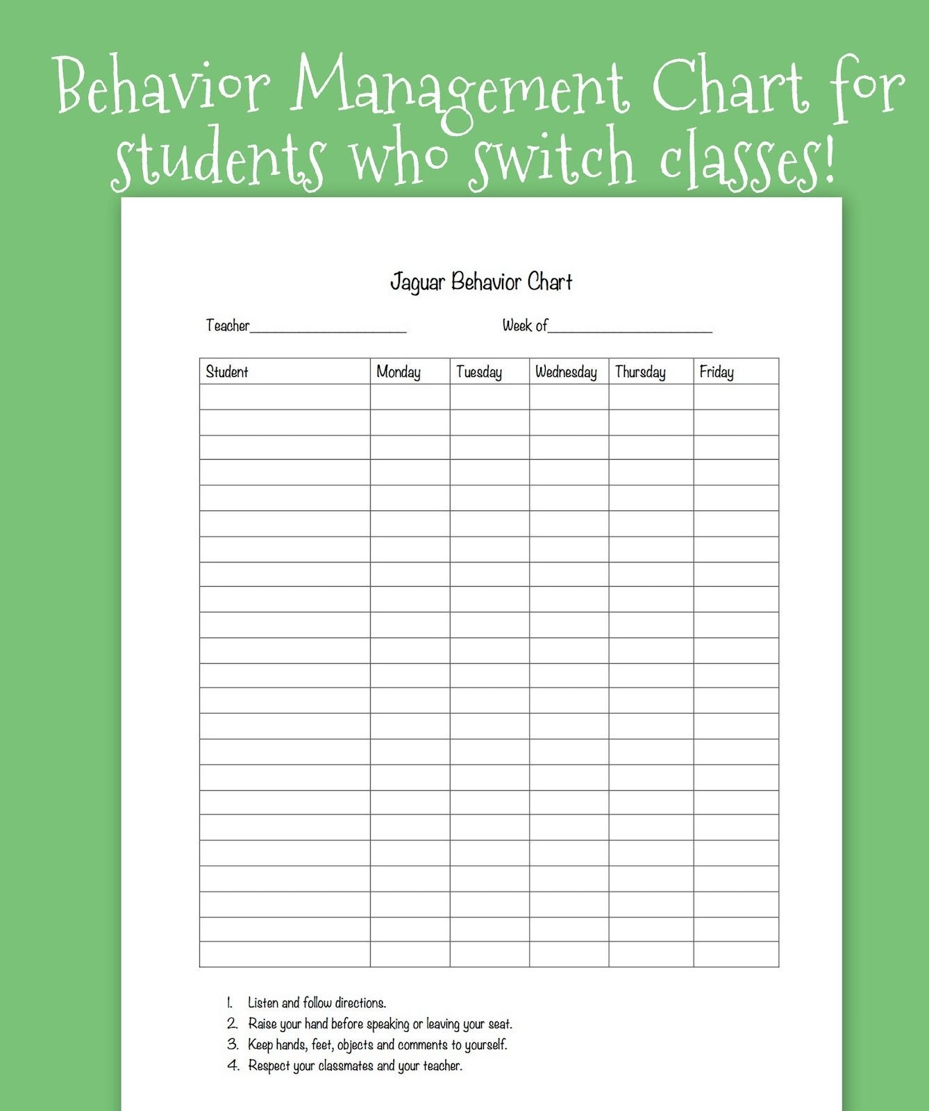 This Is A Great Template To Be Usedteachers To Adapt And