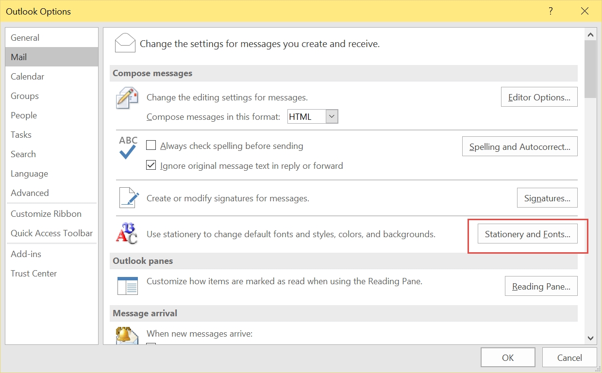 To Change The Look Of Outlook Replies