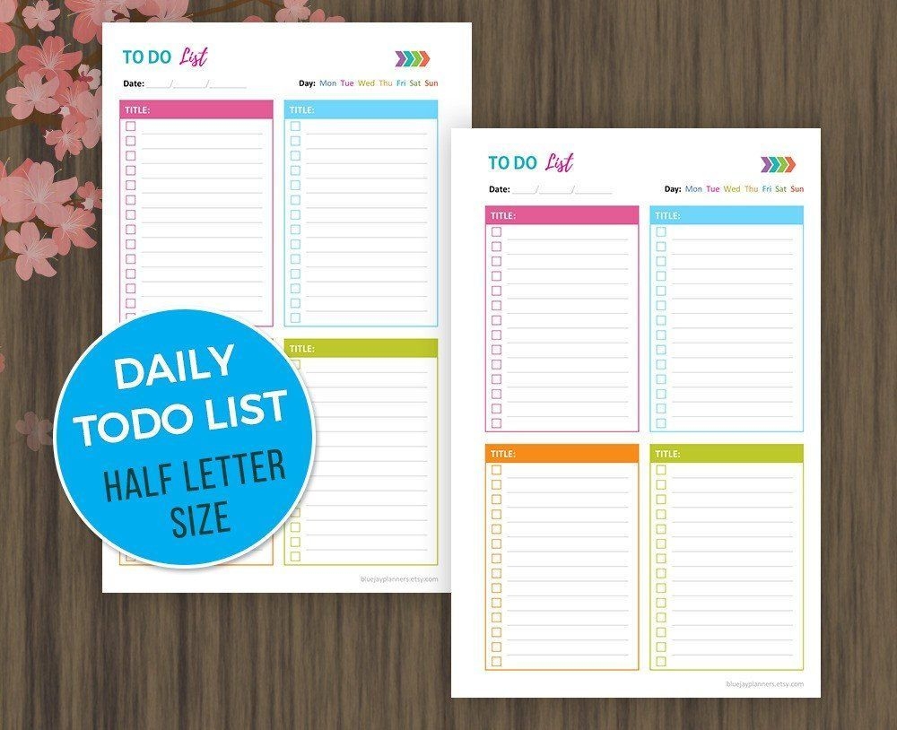 To Do List #printable, #planner Printable, #notebook, Daily