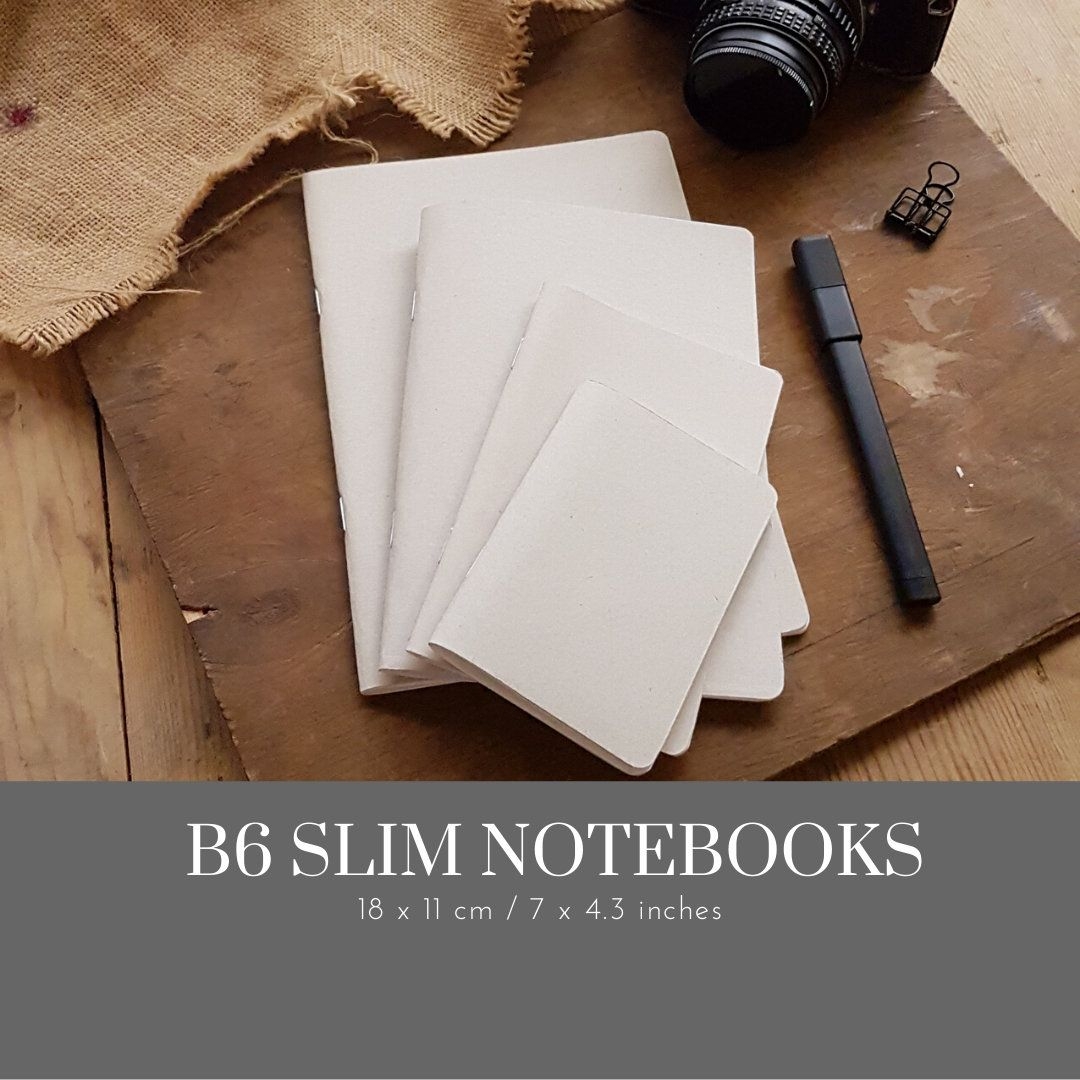 Travelers Notebook Insert, Refillable Planner Inserts // B6 Slim