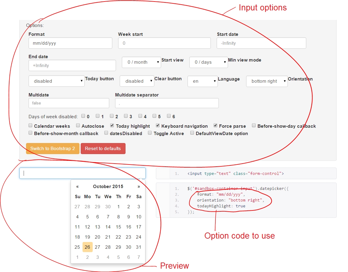 tutorial: add a date picker to a bootstrap form | formden