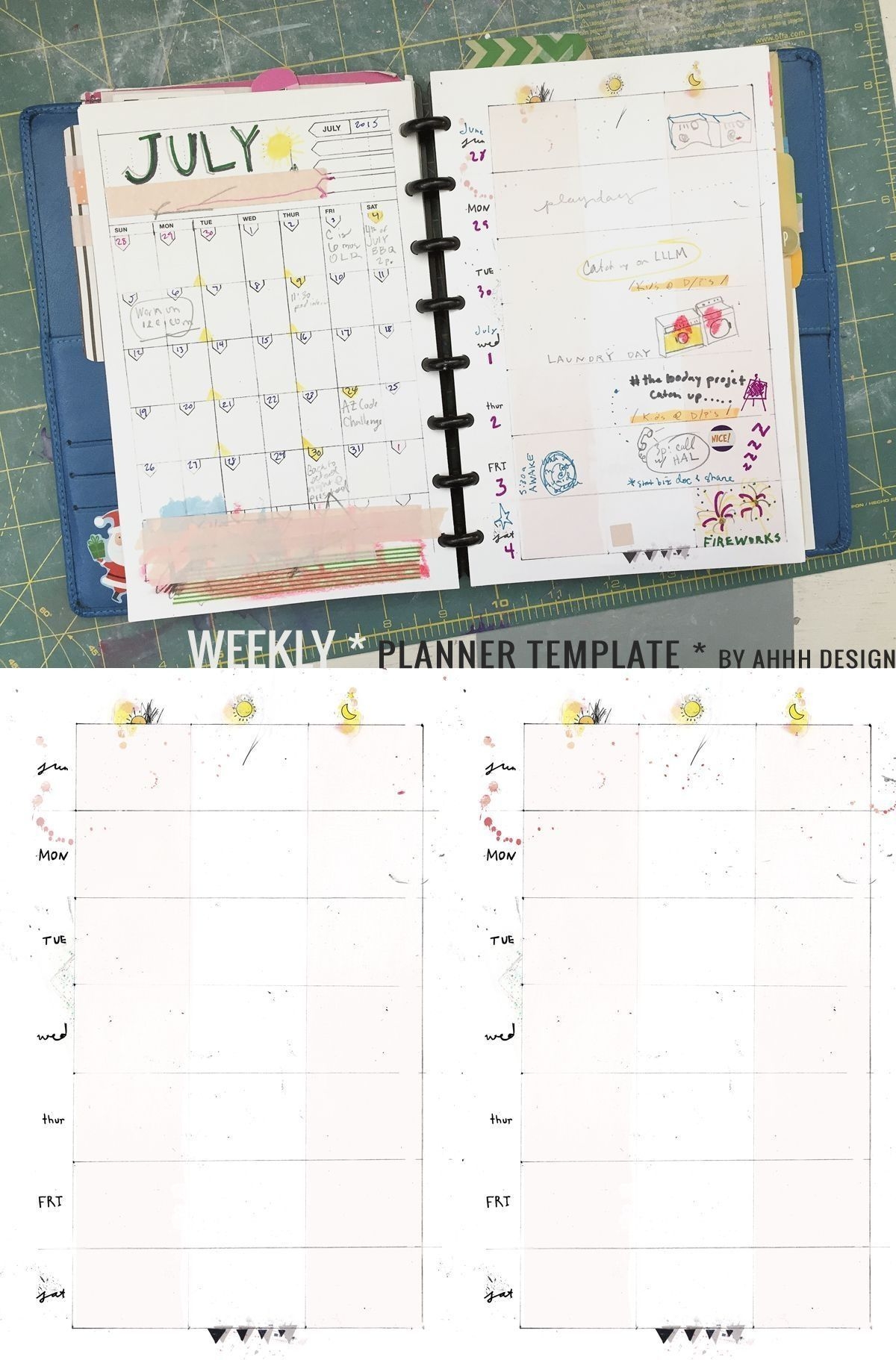 Universal Daily Planner Printable Editable Free 8 5 X 5 5 In