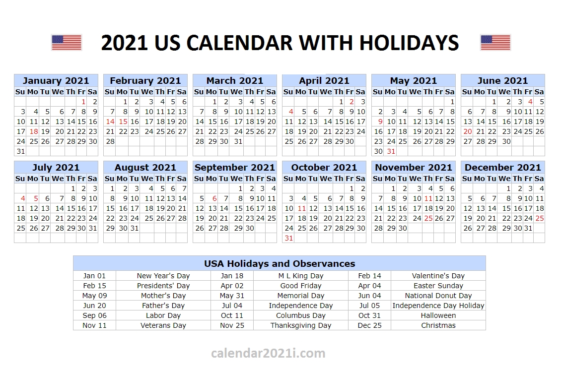 us 2021 holidays calendar in 2020 | holiday words, holiday