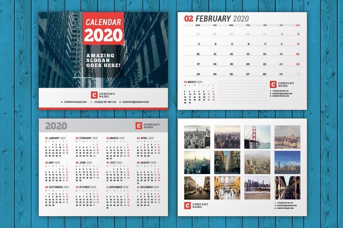 Wall Calendar 2020 (wc037 20) | Wall Calendar Design