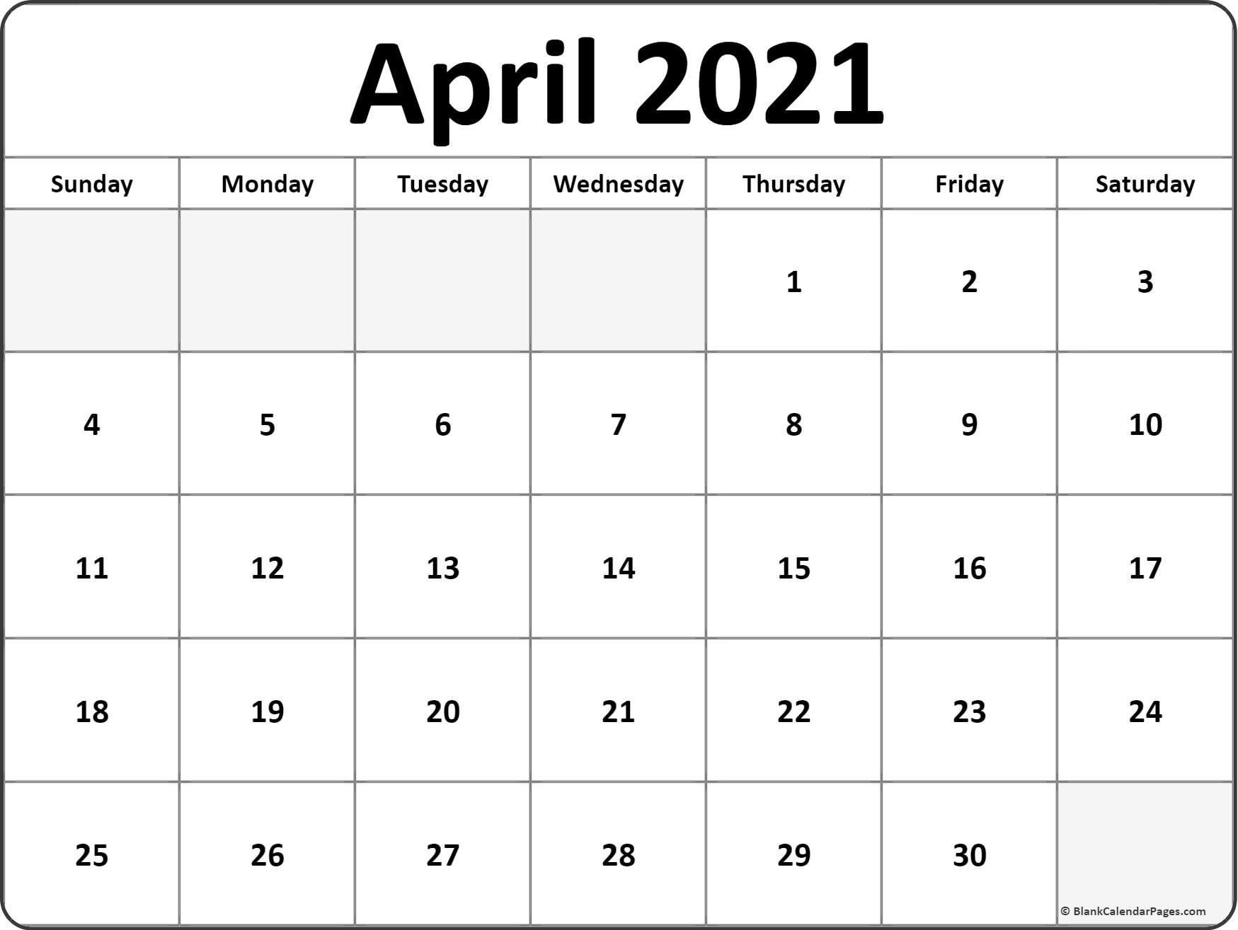 Weekly Calendar Template 2021 Blank For Agenda In 2020