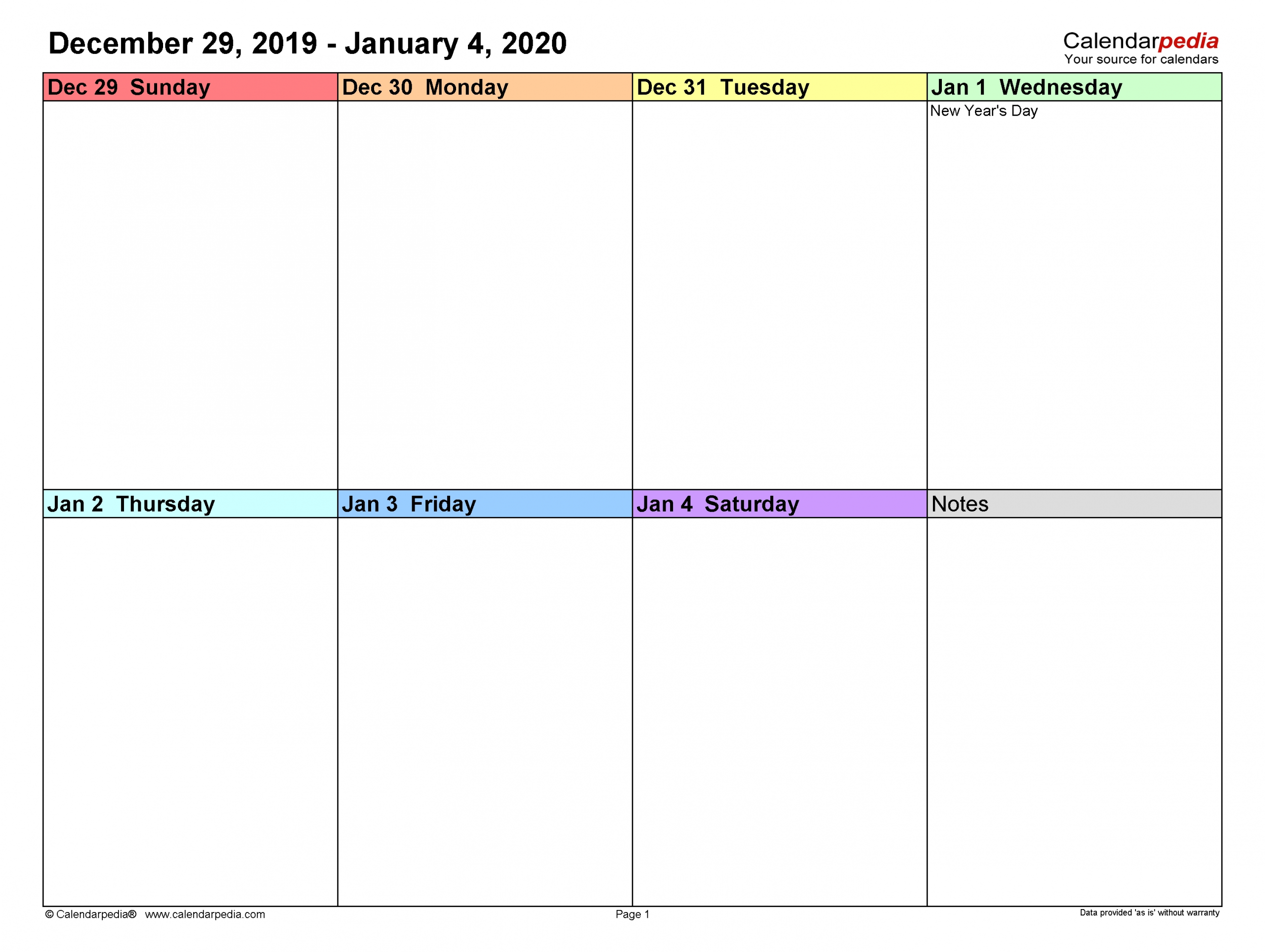 weekly calendars 2020 for word 12 free printable templates