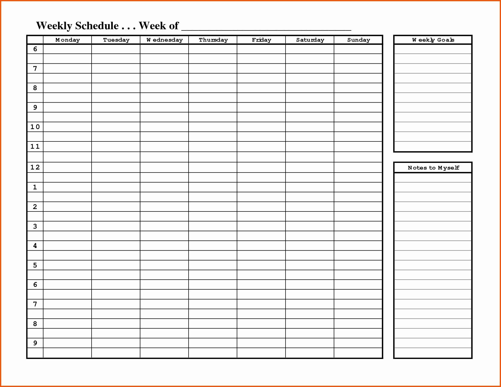 weekly hourly planner template word | monthly schedule