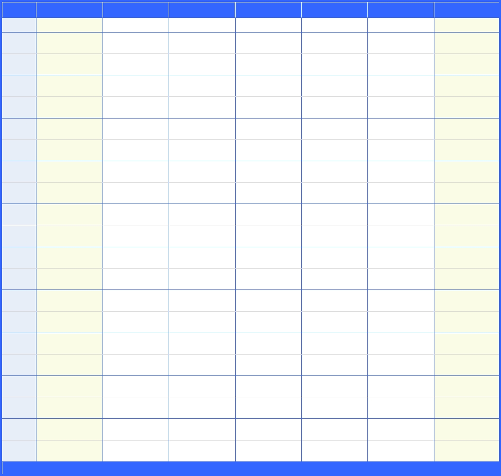 weekly schedule template with 30 minutes increment in word