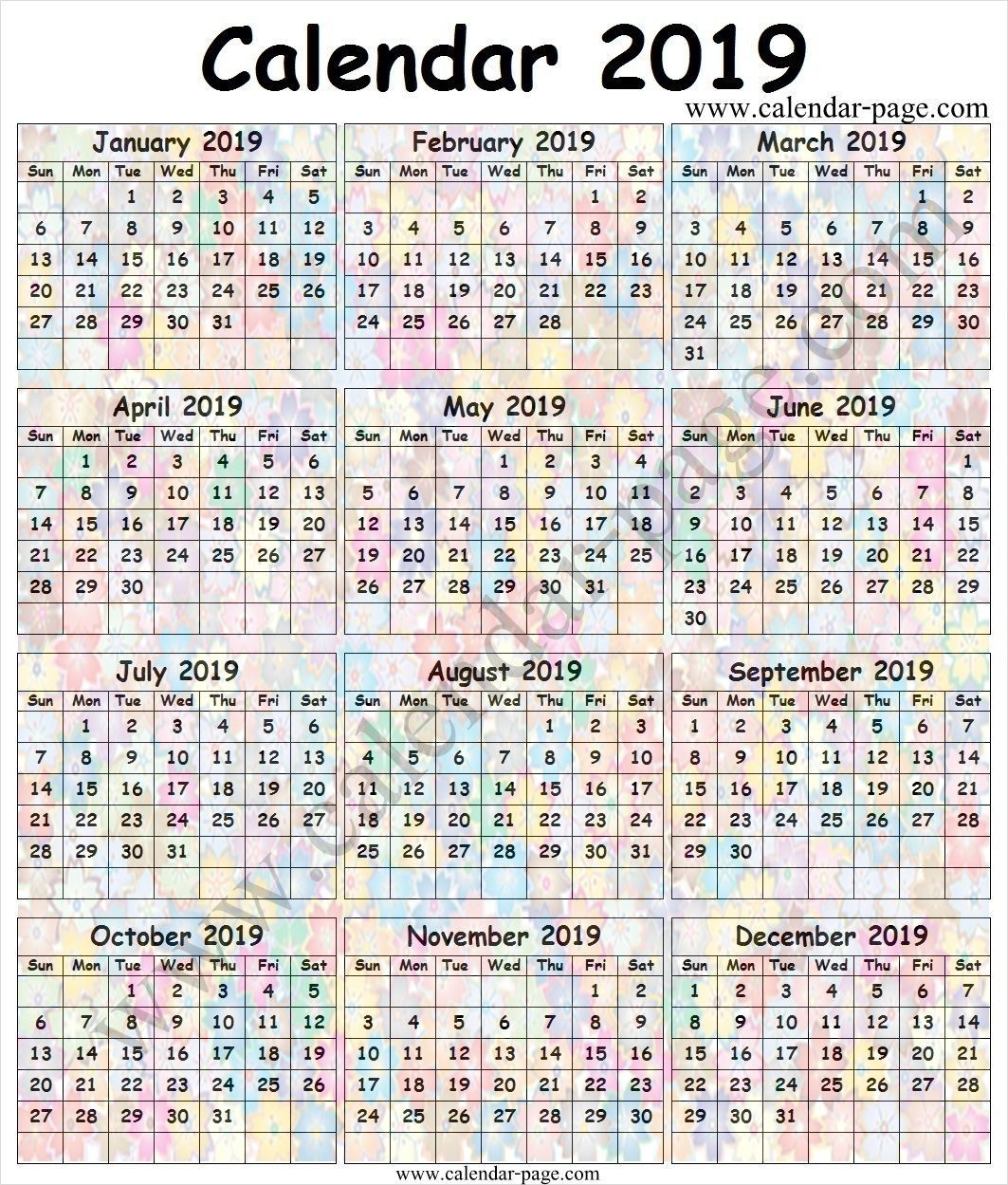 whole year calendar crossword di 2020