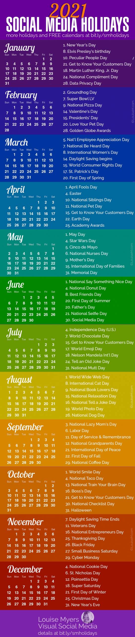 100 Social Media Holidays You Need In 2020 21: Indispensable!