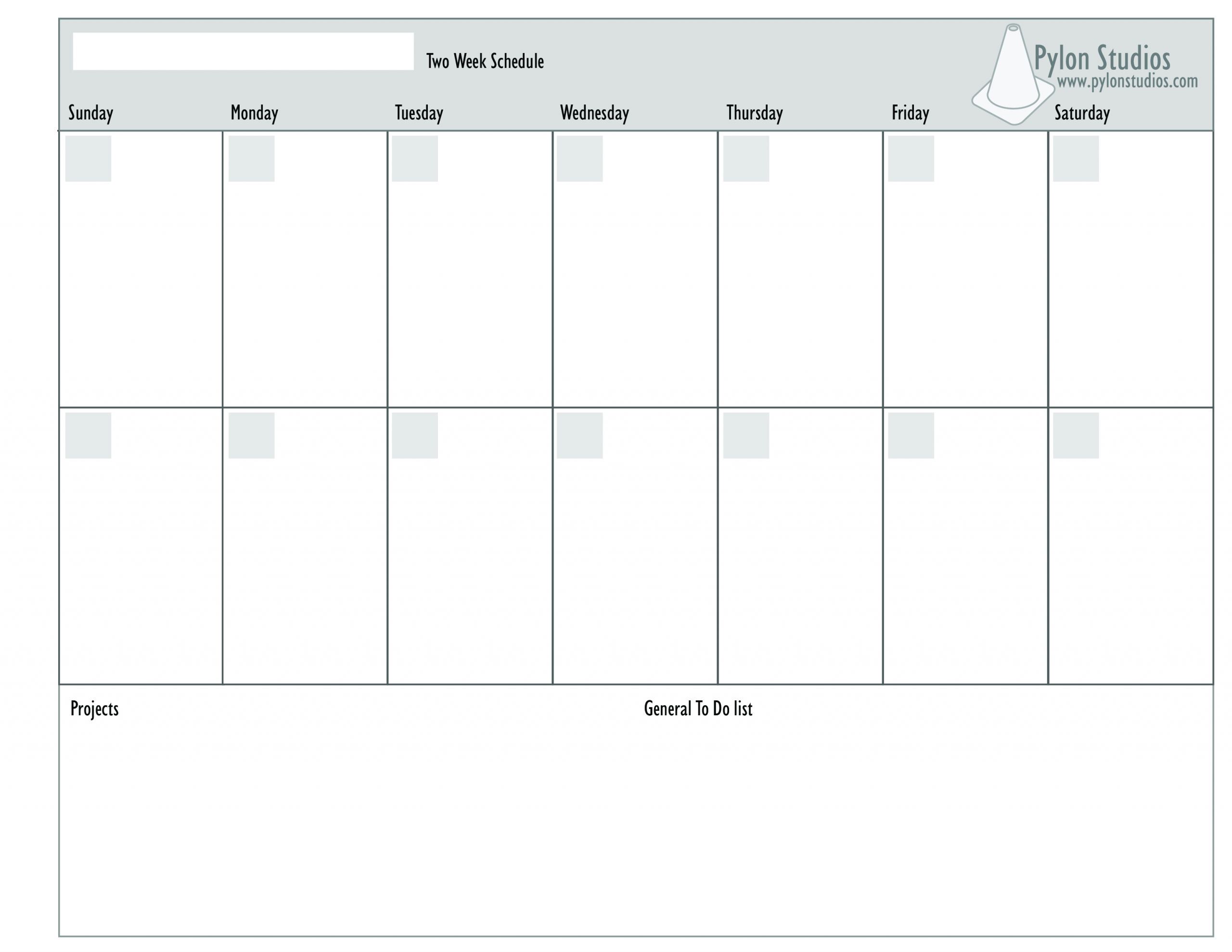 2 Week Calendar How To Create A 2 Week Calendar? Download