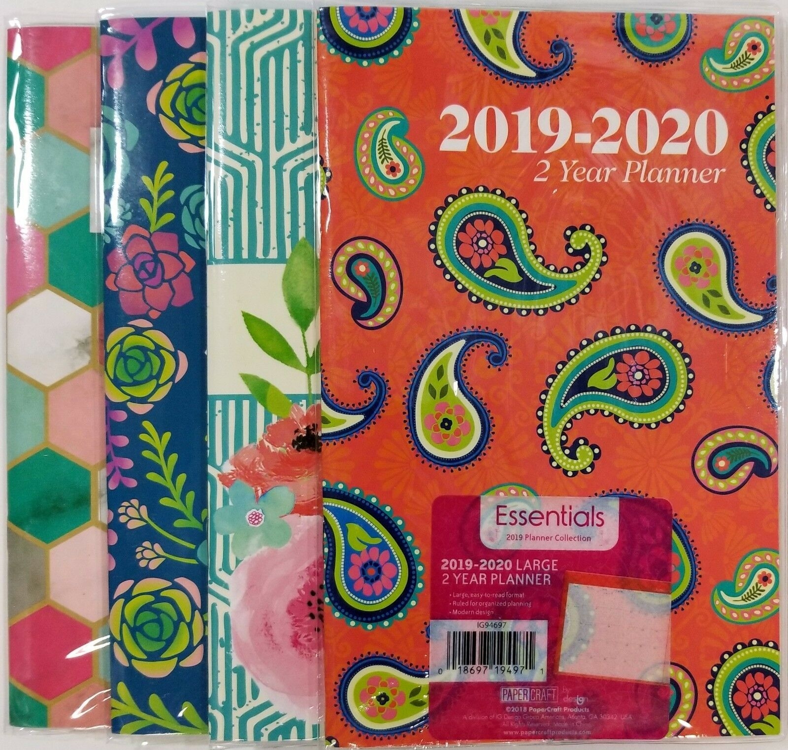 2019 2020 two year monthly planner calendar 5&quot; x 8&quot; colors may vary