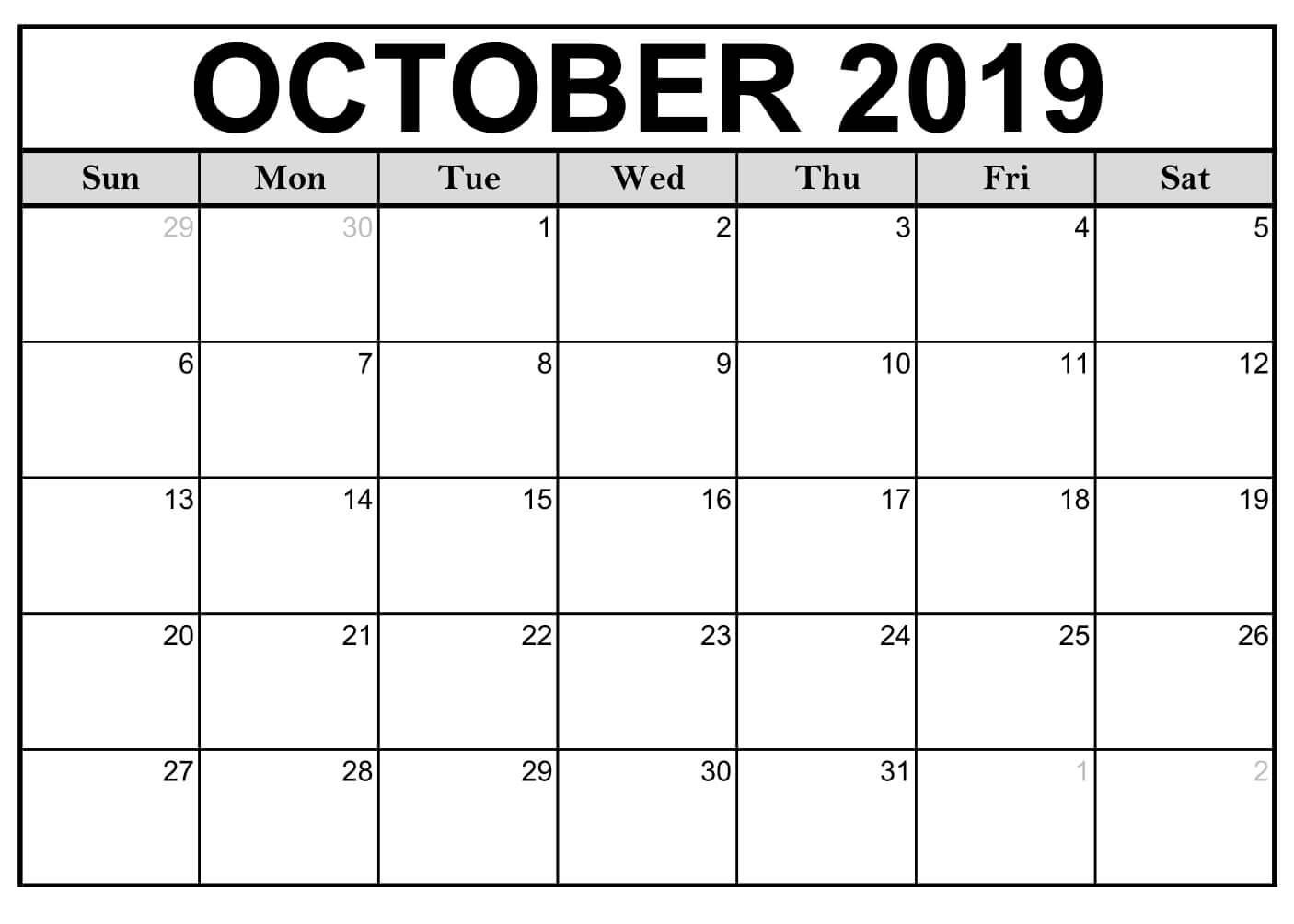 blank 31 day calendar | calendar for planning
