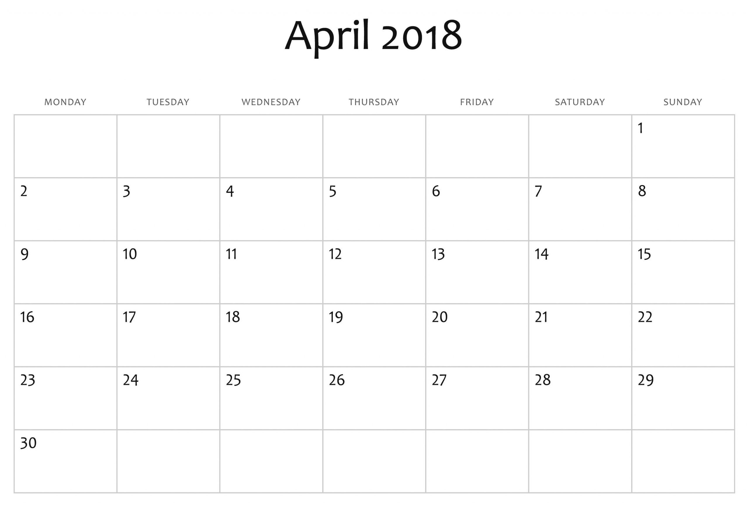 dashing monthly calendar template you can type in in 2020