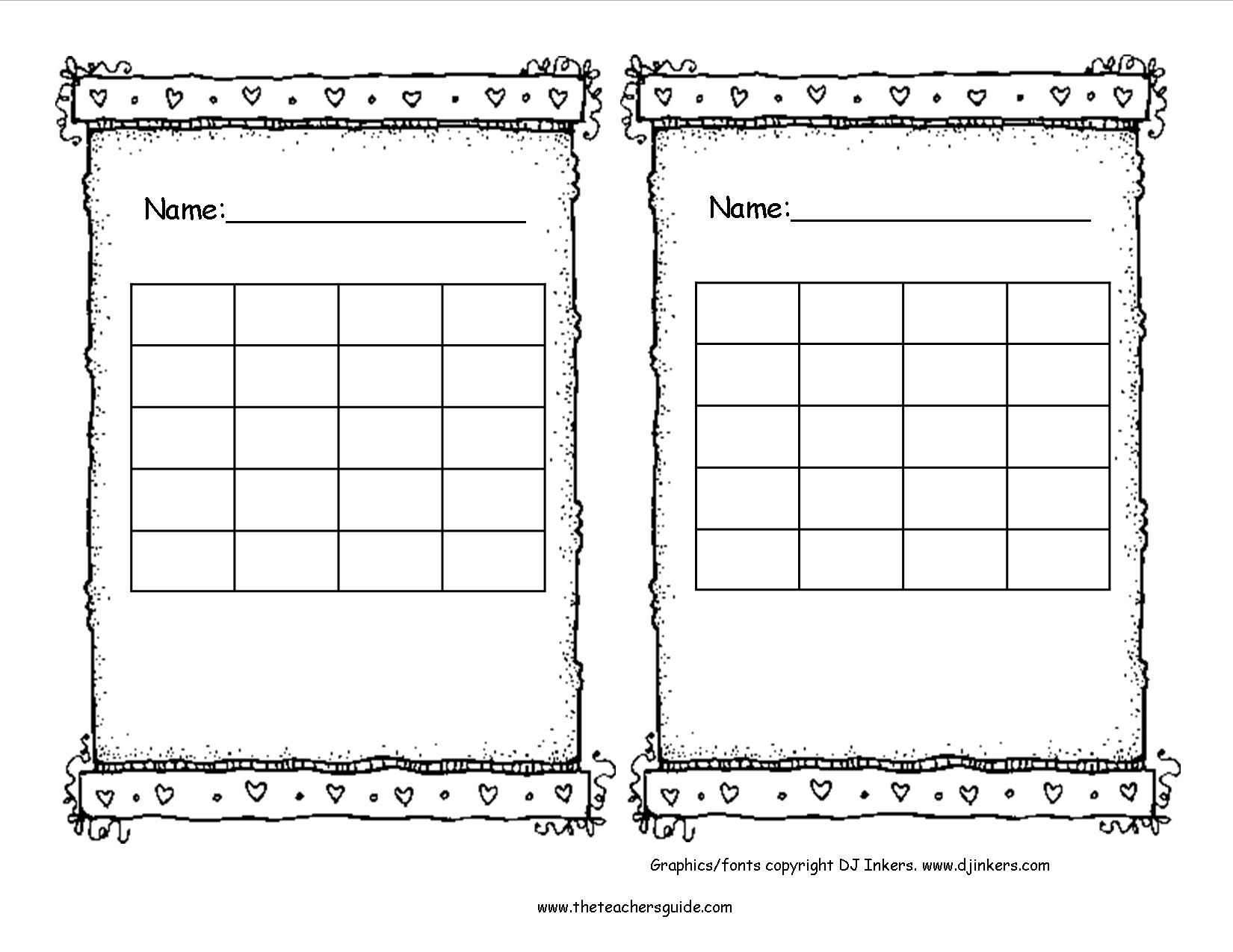 Free Printable Sticker Chart | Room Surf