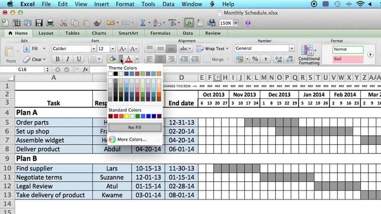 Monthly Reporting Calendar - Example Calendar Printable