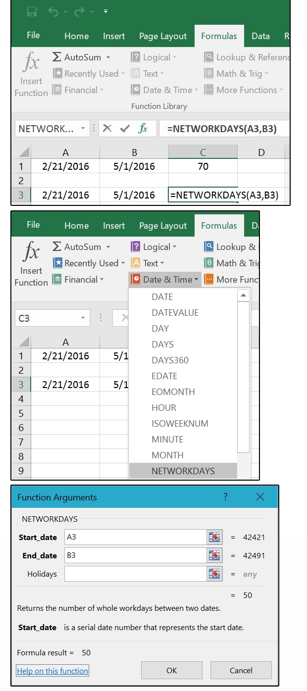 mastering excel date &amp; time: serial numbers, networkdays