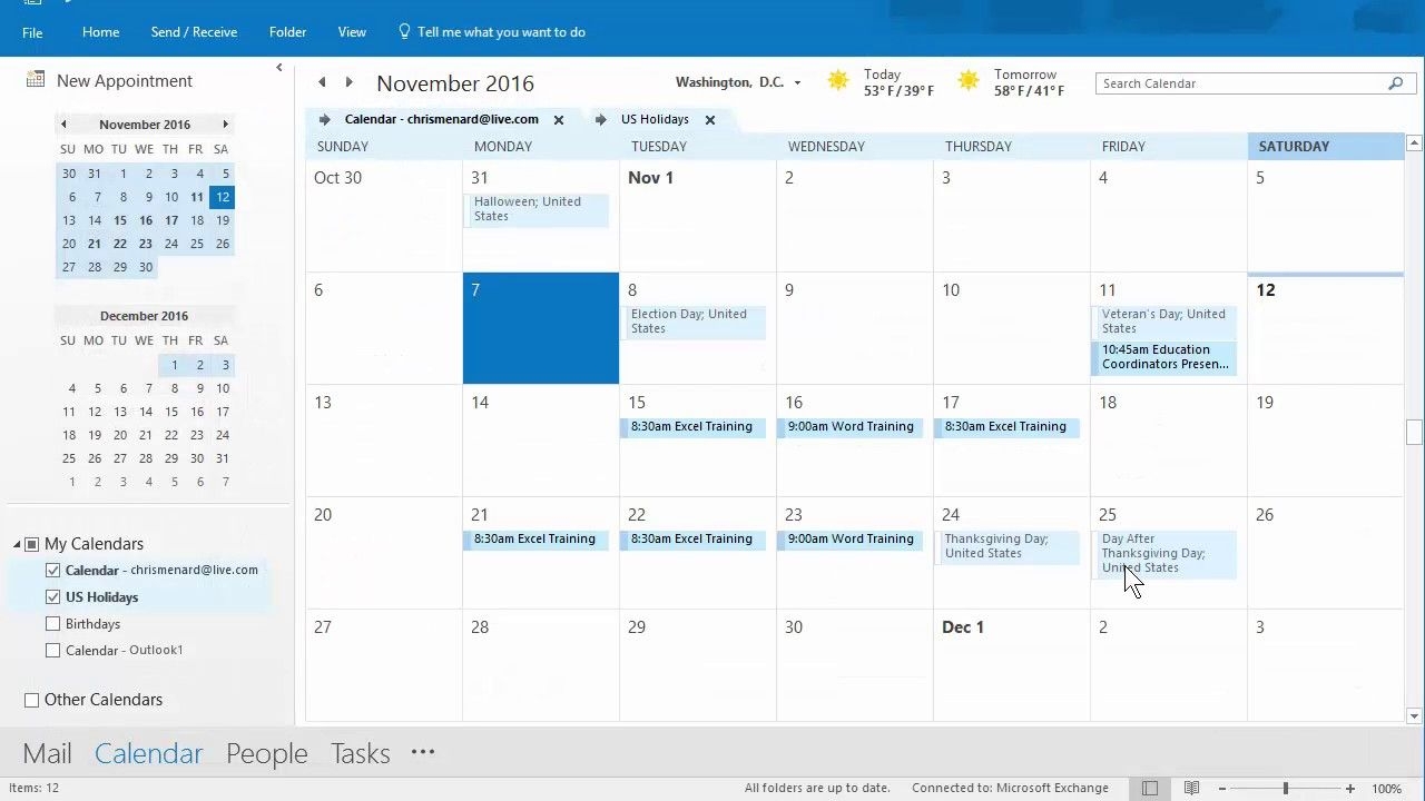 Outlook Calendar Priniting Assistant 11/12/2016 Troubleshooting Chris Menard