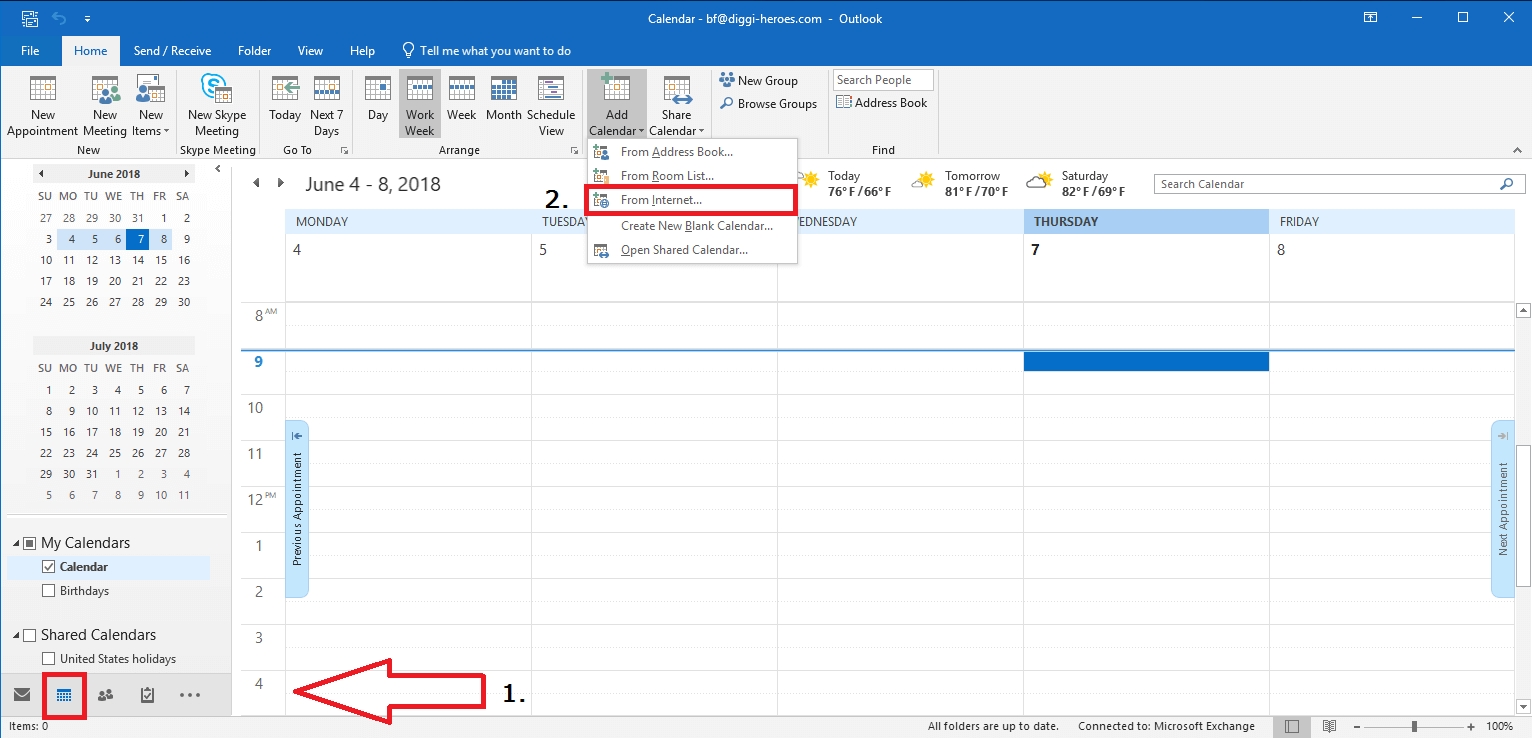 Outlook Google Calendar Sync | How To Sync Google Calendar