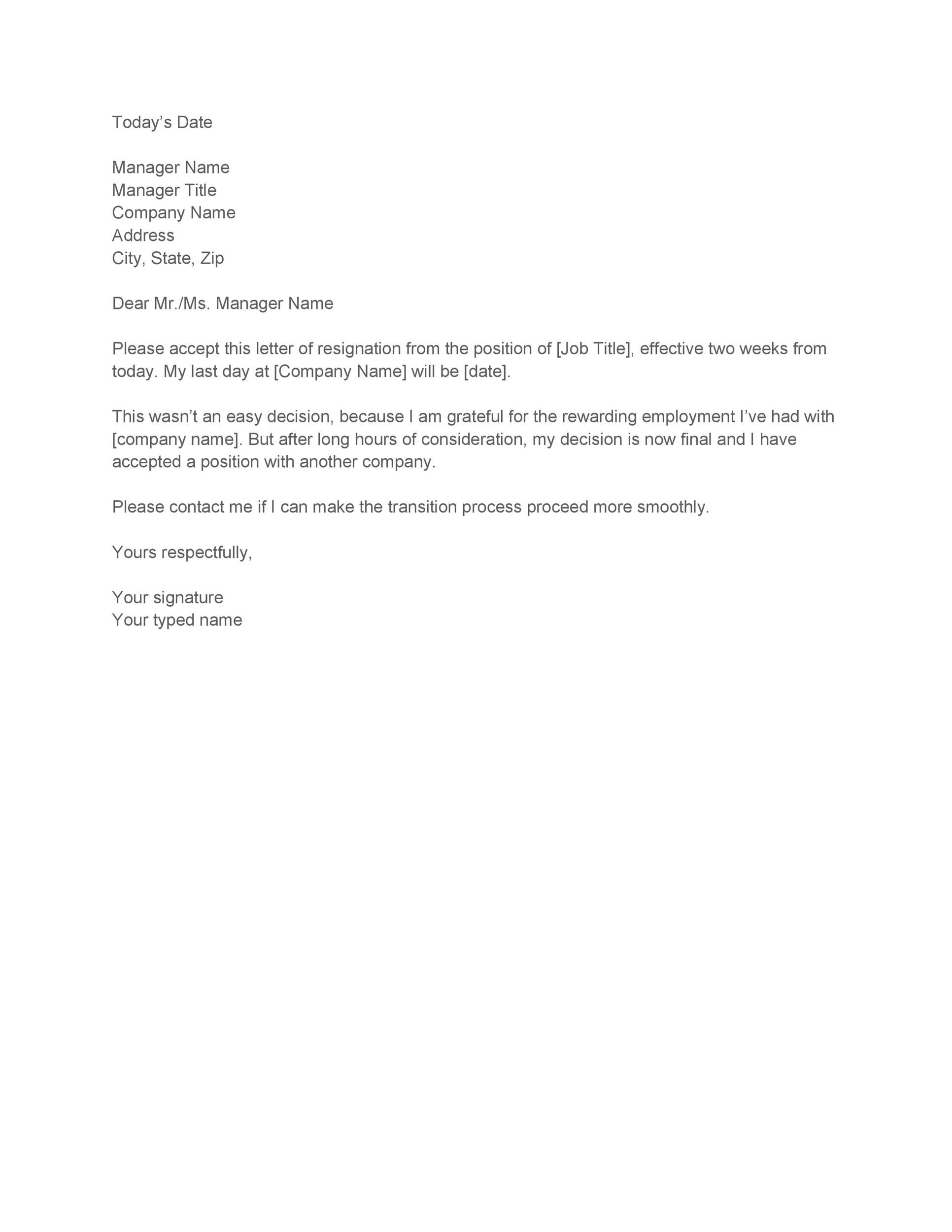 Phenomenal Resignation Letter 3 Months Notice Photo