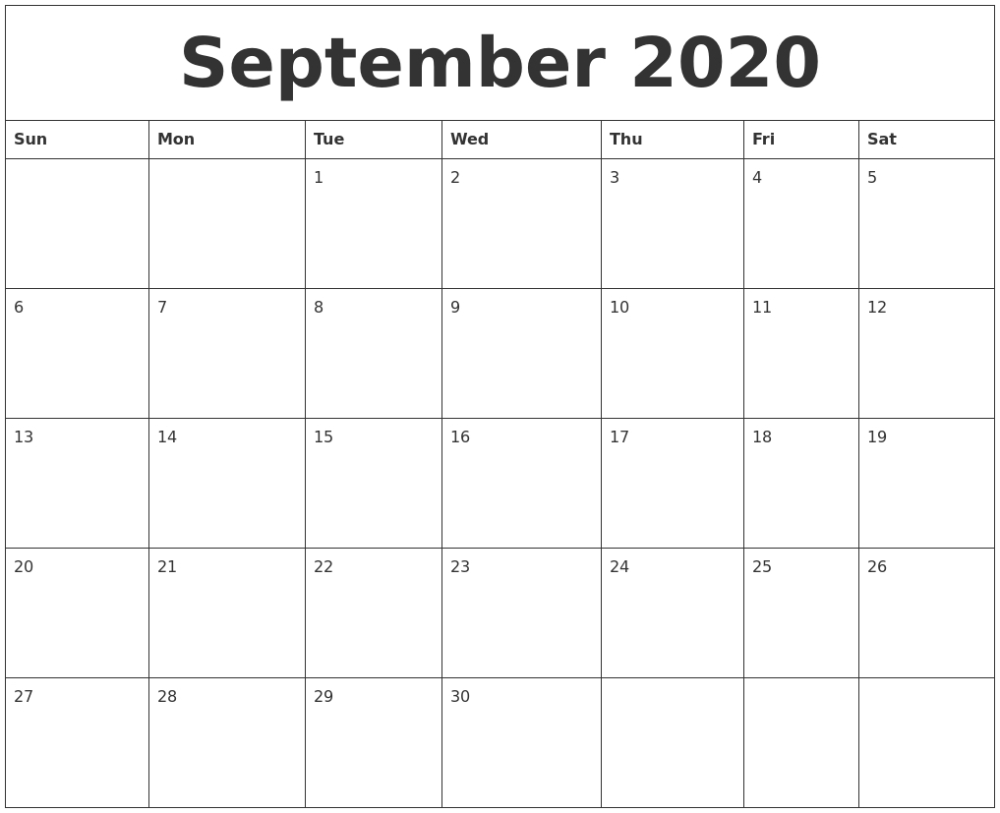 printable 2020 monthly calendars starting with monday