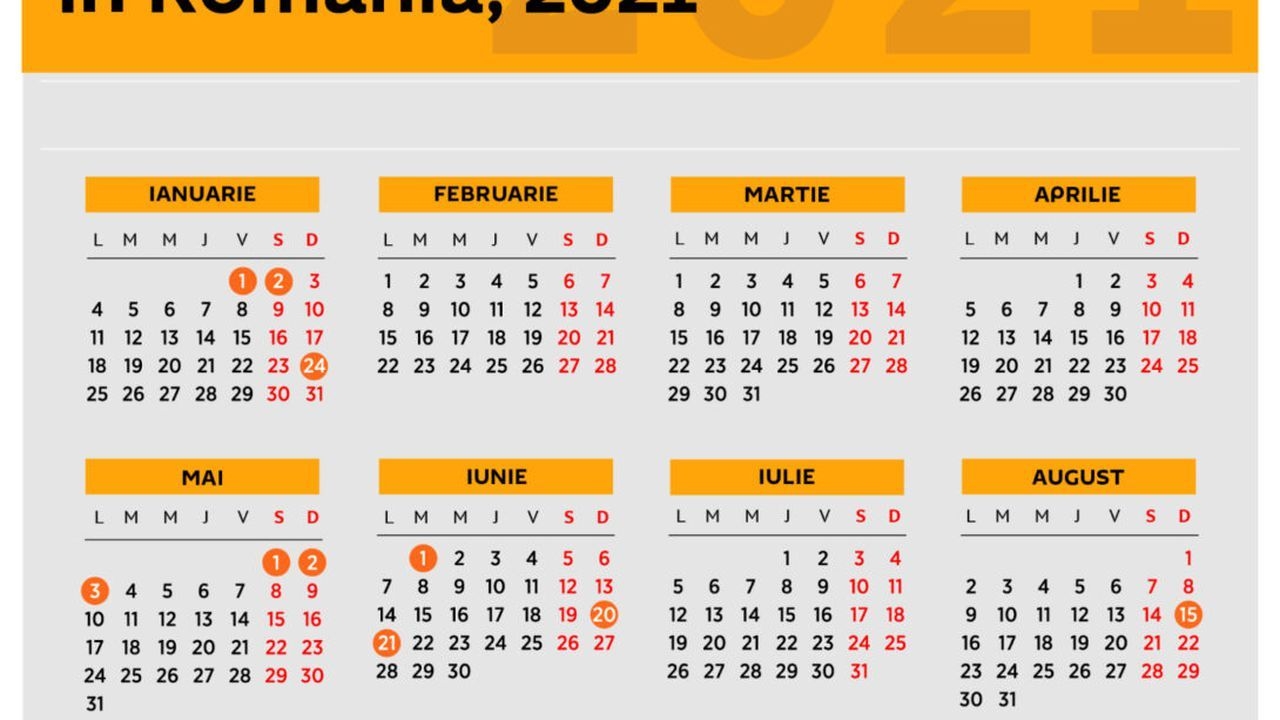 Zile Libere 2021 S A Anunţat Calendar Sărbători Legale 2021