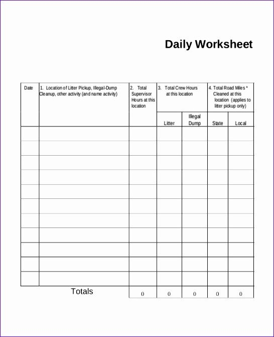 10 Daily Schedule Template Excel Excel Templates Excel
