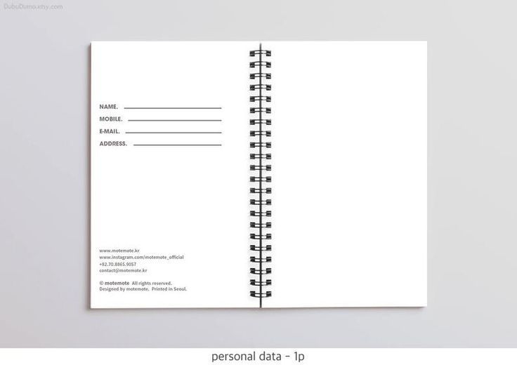 10 minutes planner 100 days white / monthly planner