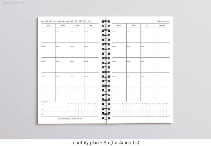 10 Minutes Planner 100 Days [white] / Monthly Planner