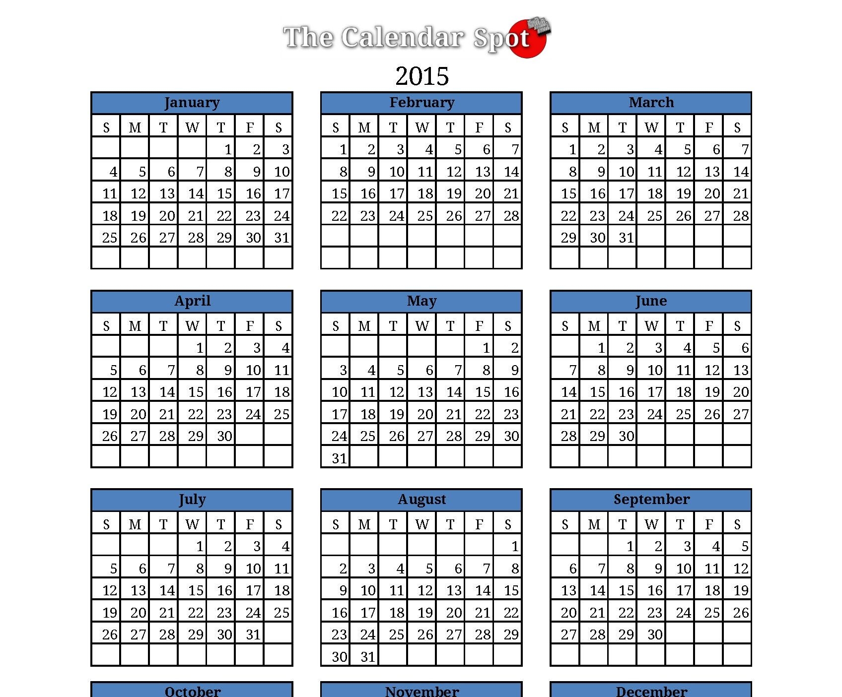 12 2015 yearly calendar template images 2015 calendar