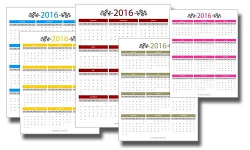 2016 Free Printable Calendars Make It Easy To Stay Organized