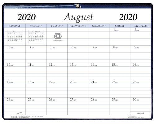 2019 2020 academic 17 month vinyl calendar pad | paynepub