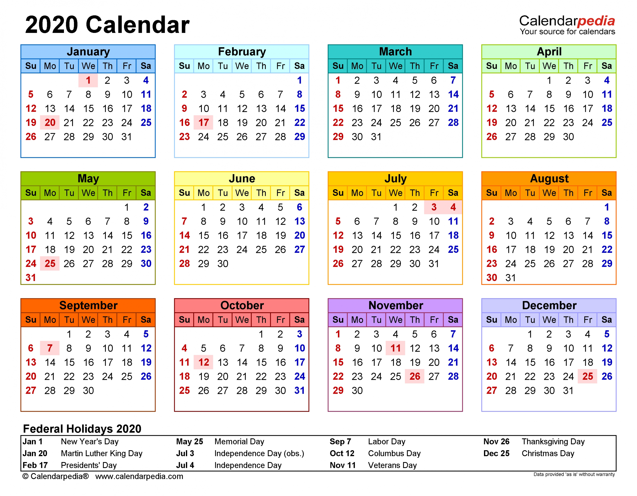2020 calendar free printable excel templates calendarpedia
