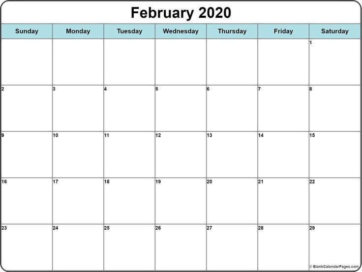2020 calendar with space to write in 2020 | printable