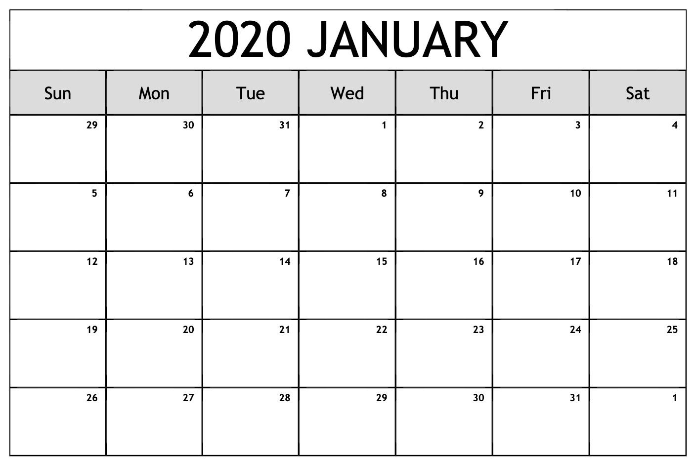 2020 calendar you can edit | calendar printables free