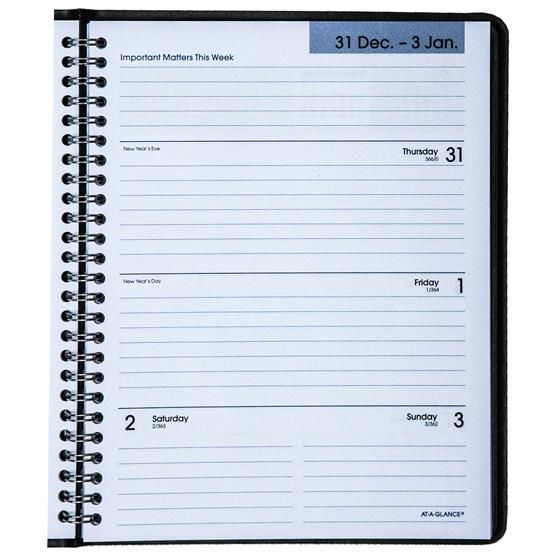 2021 at a glance dayminder g546 00 weekly monthly planner