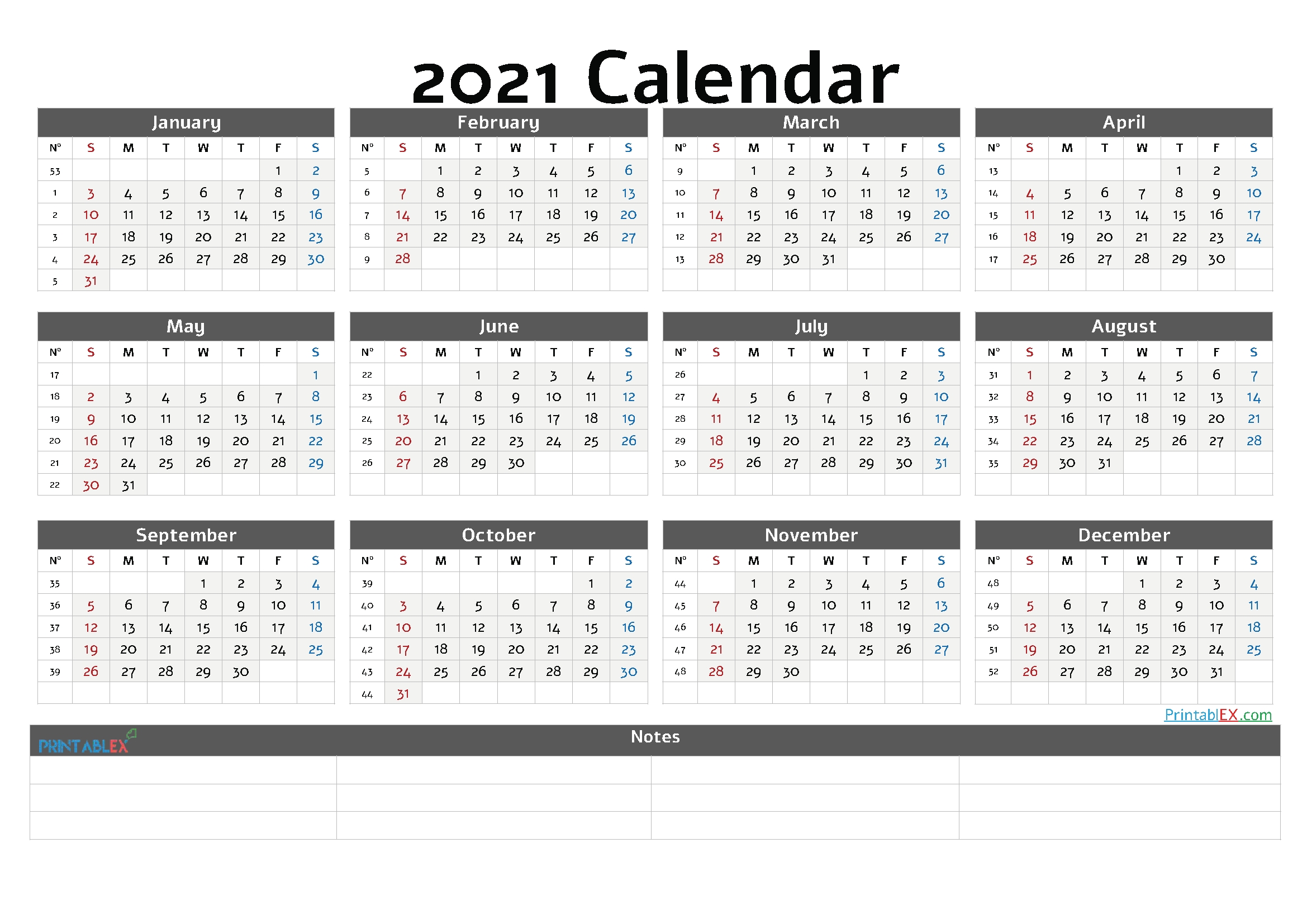 2021 calendar in weeks | calendar 2021