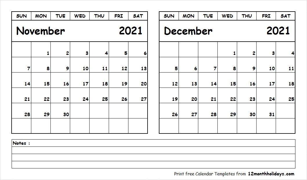 2021 calendar november december | calendar 2021