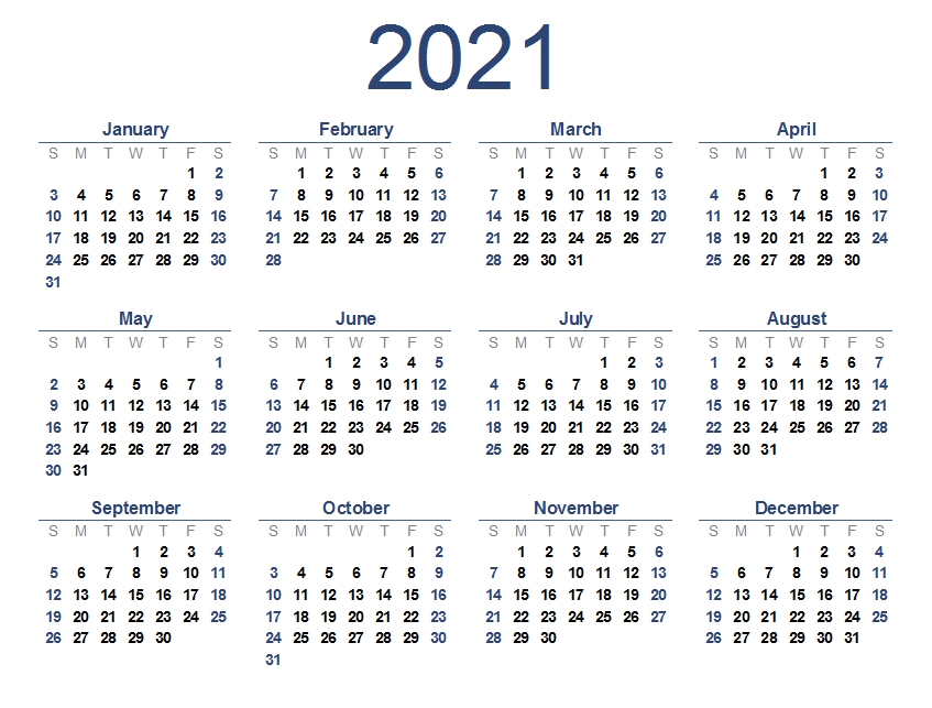 2021 calendar printable printable calendar