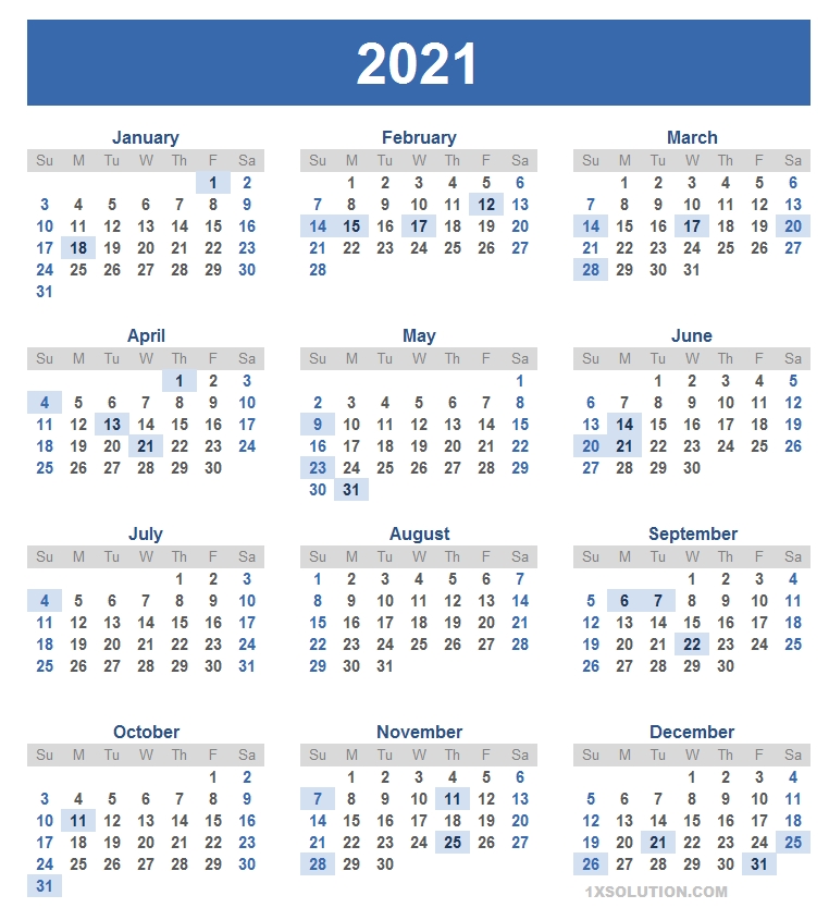 2021 daily calendar: to write your important schedule