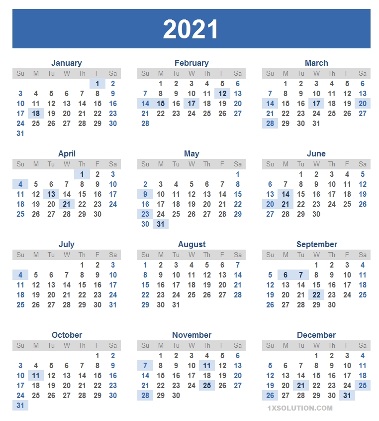 2021 Daily Calendar: To Write Your Important Schedule