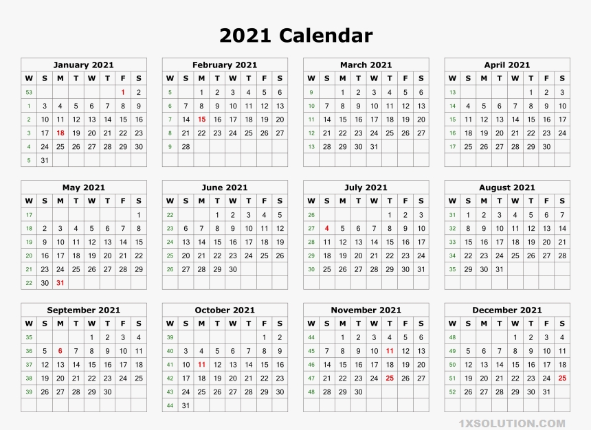 2021 daily calendar: to write your important schedule